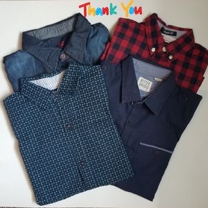 🐠 (All) 4 pieces Boy's Long Sleeve Shirts